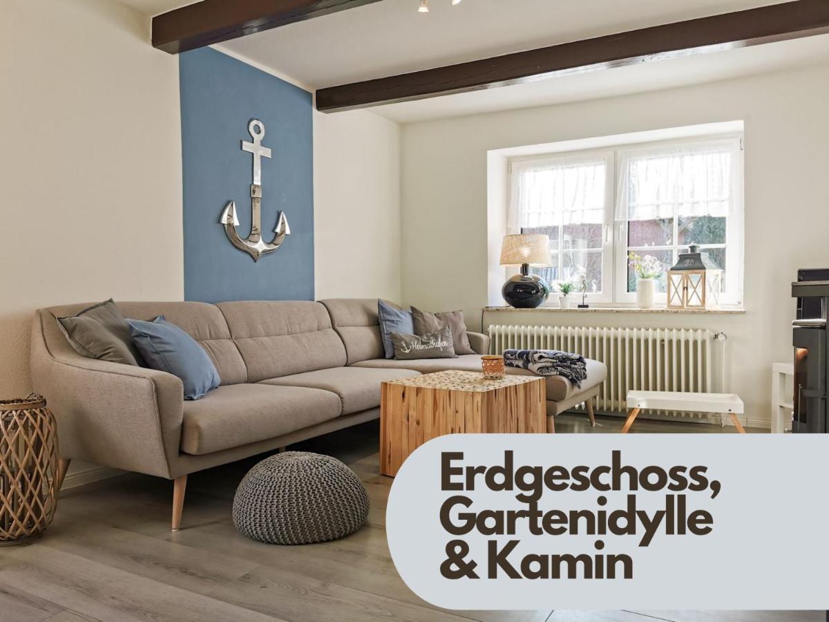 Ferienglueck An Der Nordsee Buche Deine Erdgeschoss-Ferienwohnung Mit Kamin Terrasse Und Eingezaeuntem Garten Fuer Unvergessliche Auszeiten Altfunnixsiel Εξωτερικό φωτογραφία